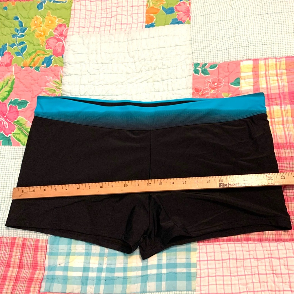 Chic Black and Blue Women's Bikini Bottoms